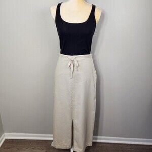 VTG Esprit Khaki Maxi Skirt  Y2K Size 8 classic